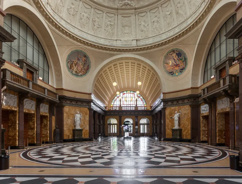 Kurhaus Wiesbaden's Neoclassical Design and Events