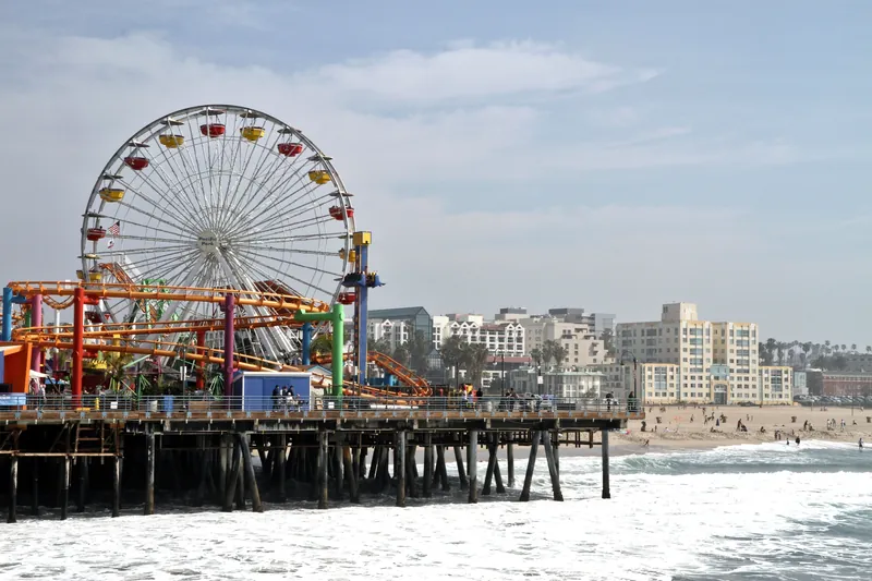 Historic Pacific Park on Santa Monica Pier